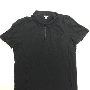 CK Cotton Zip Tee